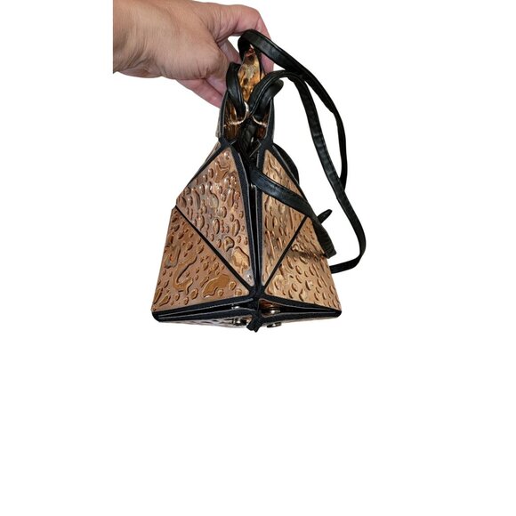 Geometric Metallic Patterned Tote Bag - Picture 9 of 9